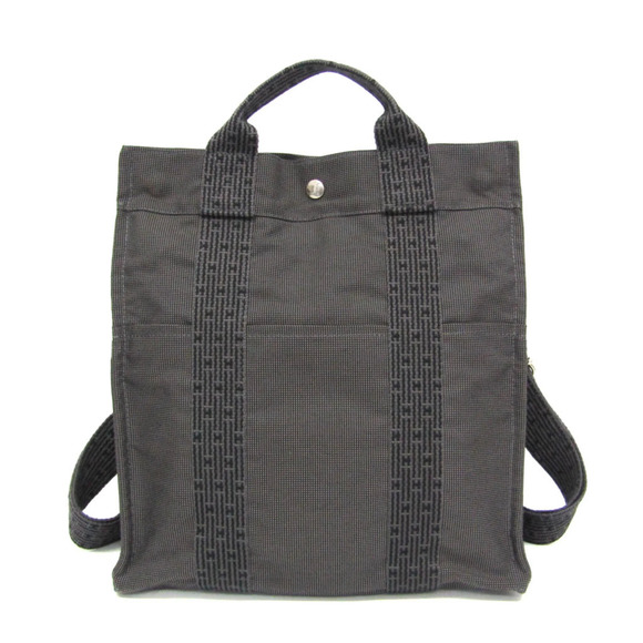 HERMES Handbags - Hermes Her Line A Dos MM Men,Women Polyamide,Polyester Backpack Black,Gray